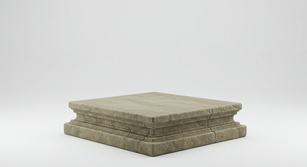 A textured stone block with a unique pattern, creating a visually interesting and tactile surface, showcasing a single stone block with a rough, natural surface