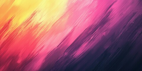 Vibrant pink and yellow grainy texture on a black background.