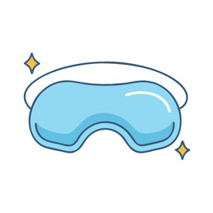 eye mask for sleeping vector icon, eye mask for sleeping vector illustration - simple illustration of eye mask for sleeping, perfect for logos eye mask for sleeping 