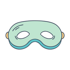 eye mask for sleeping vector icon, eye mask for sleeping vector illustration - simple illustration of eye mask for sleeping, perfect for logos eye mask for sleeping 