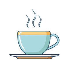 hot cup of tea or coffee vector icon, hot cup of tea or coffee vector illustration - simple illustration of hot cup of tea or coffee, perfect for logos hot cup of tea or coffee 