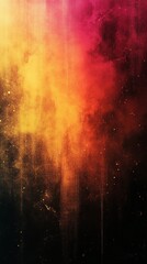 Electric pink and yellow grain texture on dark black, perfect for vibrant and abstract graphic art style book illustration