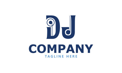 DJ D dj initial logo | initial based abstract modern minimal creative logo, vector template image. luxury logotype logo, real estate homie logo. typography logo. initials logo
