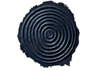 Mesmerizing Radial Spiral Texture   Striking Black Geometric Abstract Pattern Background