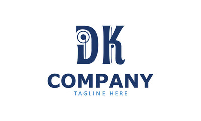 DK D dk initial logo | initial based abstract modern minimal creative logo, vector template image. luxury logotype logo, real estate homie logo. typography logo. initials logo