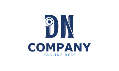DN D dn initial logo | initial based abstract modern minimal creative logo, vector template image. luxury logotype logo, real estate homie logo. typography logo. initials logo