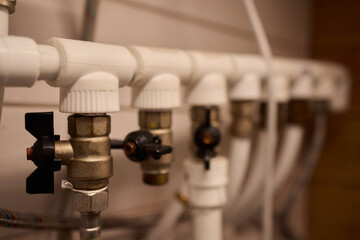Pressure Gauge and Fire Safety Equipment Used in an Industrial Setting for Optimal Monitoring