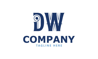 DW D dw initial logo | initial based abstract modern minimal creative logo, vector template image. luxury logotype logo, real estate homie logo. typography logo. initials logo