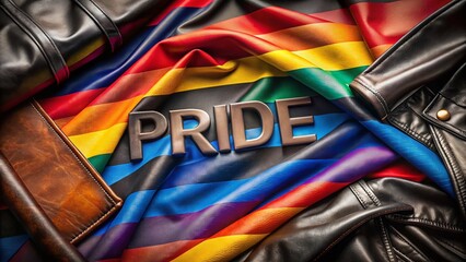 Leather Pride Flag: A Celebration of Kink & Diversity - High-Resolution Stock Photo