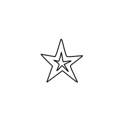 hand drawn starfish icon