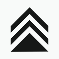 Up Arrows icon.  vector Up arrows. Arrow. Cursor. Modern simple arrows. 