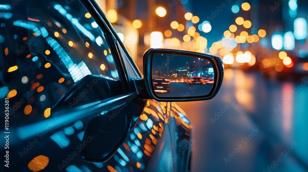 Aufkleber autonomous vehicle ai systems optimizing real-time decision-making for road safety stock photo with 