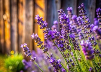 Macro Photography: Lavender Blossoms in a Rustic Field