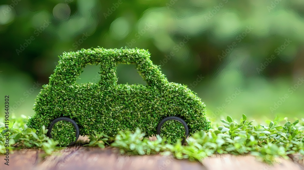 Poster eco-friendly automotive design prioritizing lightweight materials to enhance vehicle efficiency stoc