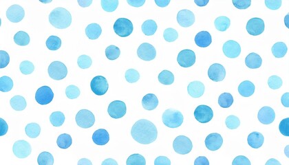 可愛い水玉模様（青、水色）