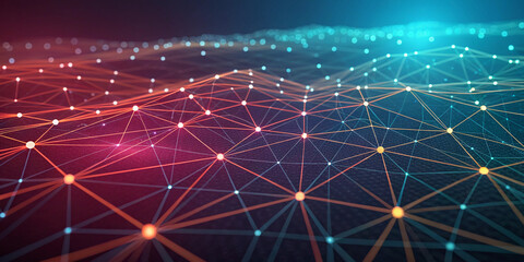 Obraz premium Dynamic Visually Captivating Abstract Technology Background for Modern Use