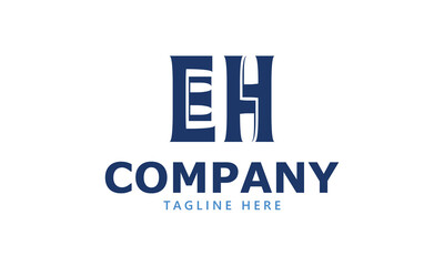 EH E eh initial logo | initial based abstract modern minimal creative logo, vector template image. luxury logotype logo, real estate homie logo. typography logo. initials logo