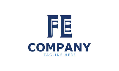 FE F fe initial logo | initial based abstract modern minimal creative logo, vector template image. luxury logotype logo, real estate homie logo. typography logo. initials logo