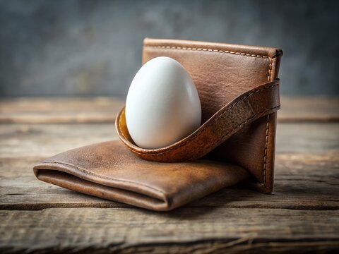 Mexican Ranch Egg Wallet:  Expensive Protein Source, Minimalist Still Life