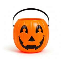 Halloween jack o lantern bucket