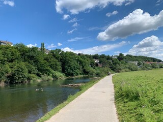 Ruhrtal Radweg bei Hattingen