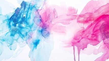 Fototapeta premium Watercolor_background_Sky_background_Colorful