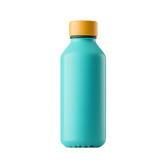 Fototapeta premium 3D Reusable Water Bottle Icon for Sustainable Lifestyle and