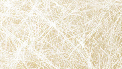 Obraz premium White lines in various sizes and shapes scattered across a light beige background. The soft, warm color palette adds a touch of elegance to the intricate patterns.