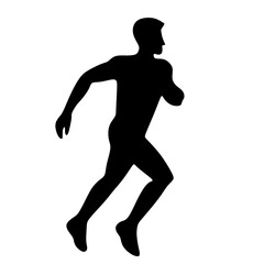 running silhouette