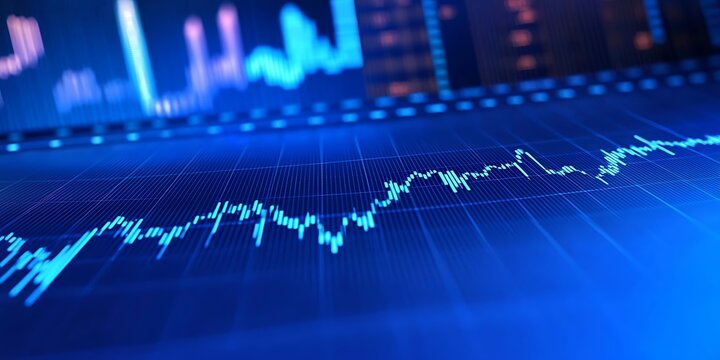 Clean stock chart showing slow but steady growth.