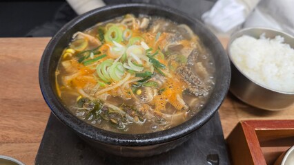 Korean food. Yangpyeong Hangover Soup