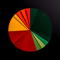 Obraz premium color paper design on background