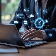 Professional Registered Trademark and Intellectual Property Concept