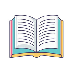 open poetry book vector icon, open poetry book vector illustration - simple illustration of open poetry book, perfect for logos open poetry book 