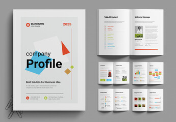Professional Company Profile Brochure Design