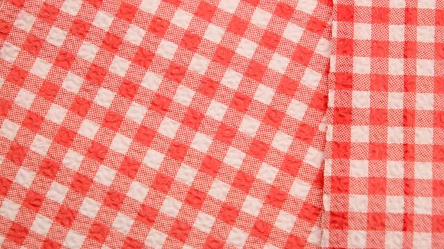 checked table cloth spring background pattern