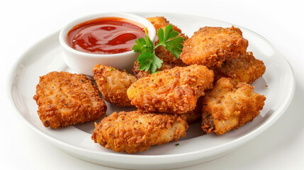 Fototapeta premium fried chicken wings