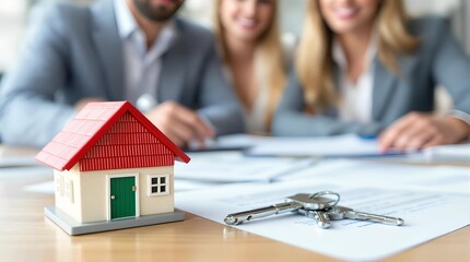 Collaborative Business Meeting: Professionals Analyzing Data and Finding Solutions