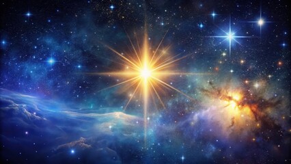 Glowing starlight on a dark canvas , cosmos, celestial,  cosmos, celestial, sparkles, galaxy