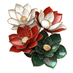 Stunning lotus flower art contemporary home decor vibrant colors indoor environment artistic viewpoint