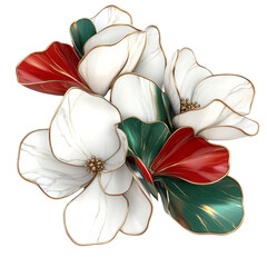 Elegant floral arrangement studio digital art modern design close-up beauty and nature