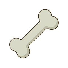 dog bone vector icon, dog bone vector illustration - simple illustration of dog bone, perfect for logos dog bone 