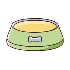 dog bowl vector icon, dog bowl vector illustration - simple illustration of dog bowl, perfect for logos dog bowl 