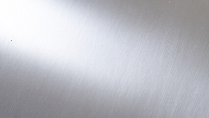 Metal stainless steel texture background with reflection light.