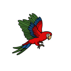 Obraz premium bird hand drawing vector illustration for design, logo, icon, mascot, template, website, etc