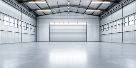 Fototapeta premium Lagerraum, Storage Box moderne Anlage zum Einlagern von Privat und Gewerbe - Lagerhalle
