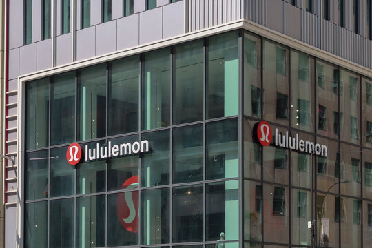 lululemon sports fashion store in Manhattan, New York, USA. August 24, 2024