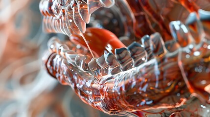 Clear and detailed image of the human esophagus showing its layers and structureDetailed Image of Human Esophagus Layers and Structure

