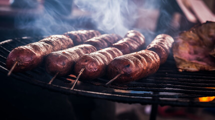 Close-Up of Grilled Mutura: Kenyan Street Food Delight