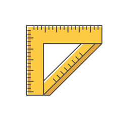 carpenter s square vector icon, carpenter s square vector illustration - simple illustration of carpenter s square, perfect for logos carpenter s square 